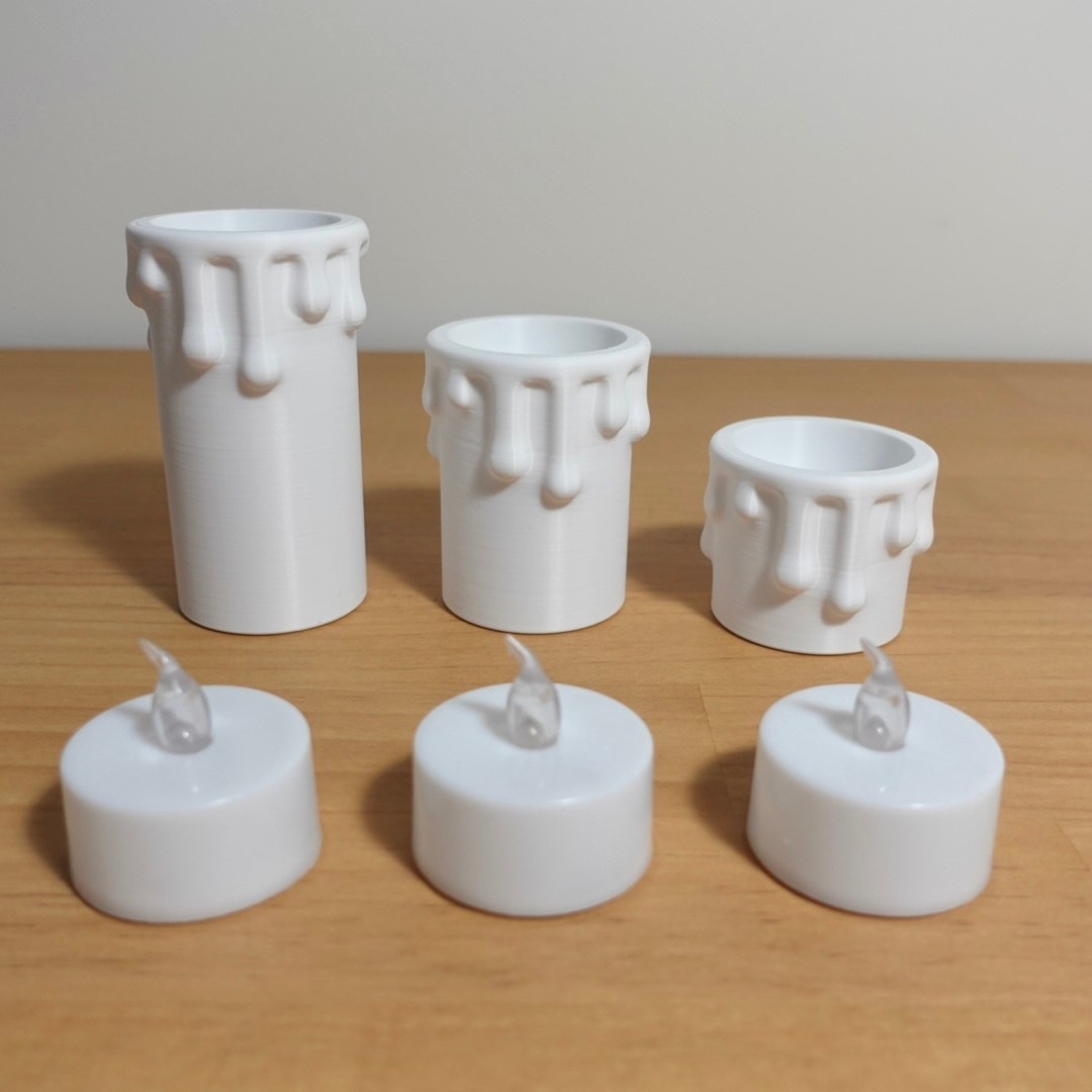 Battery Powered Candles (Set of 3)