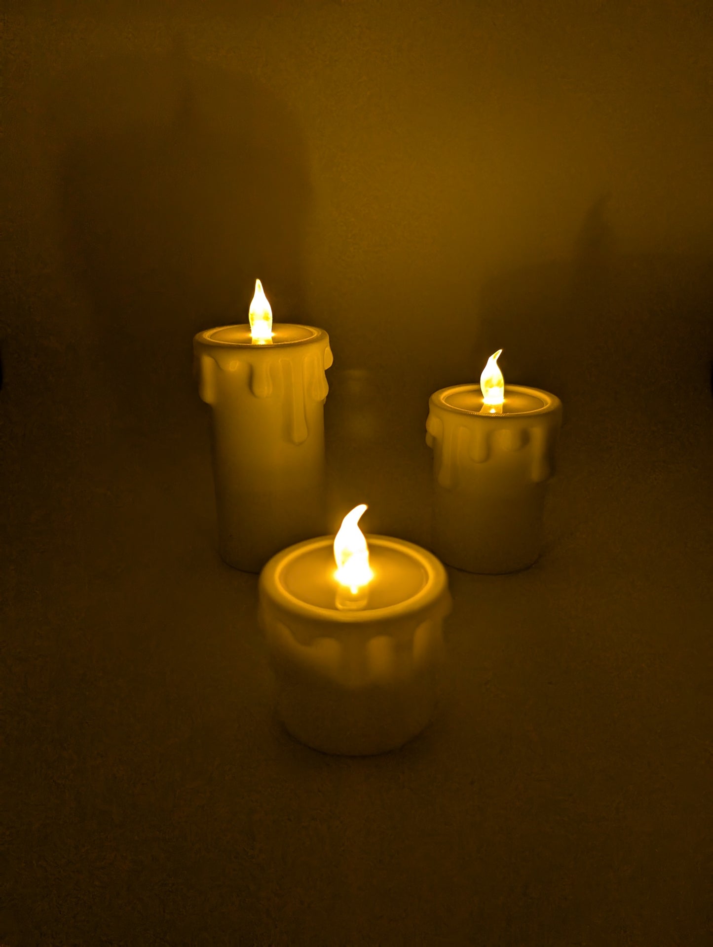 Battery Powered Candles (Set of 3)