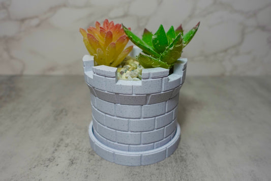 Castle Plant Pot